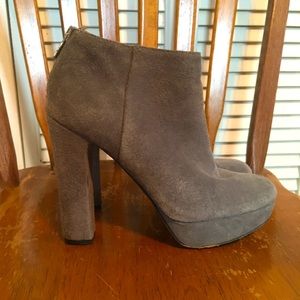 Grey Michael Kors High Heel Booties
